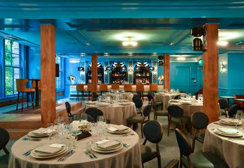 The Parlor — dinner setup